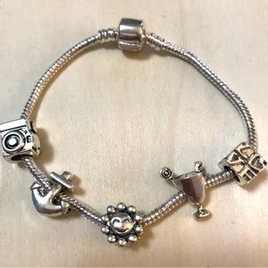 Silver Charm Bracelet